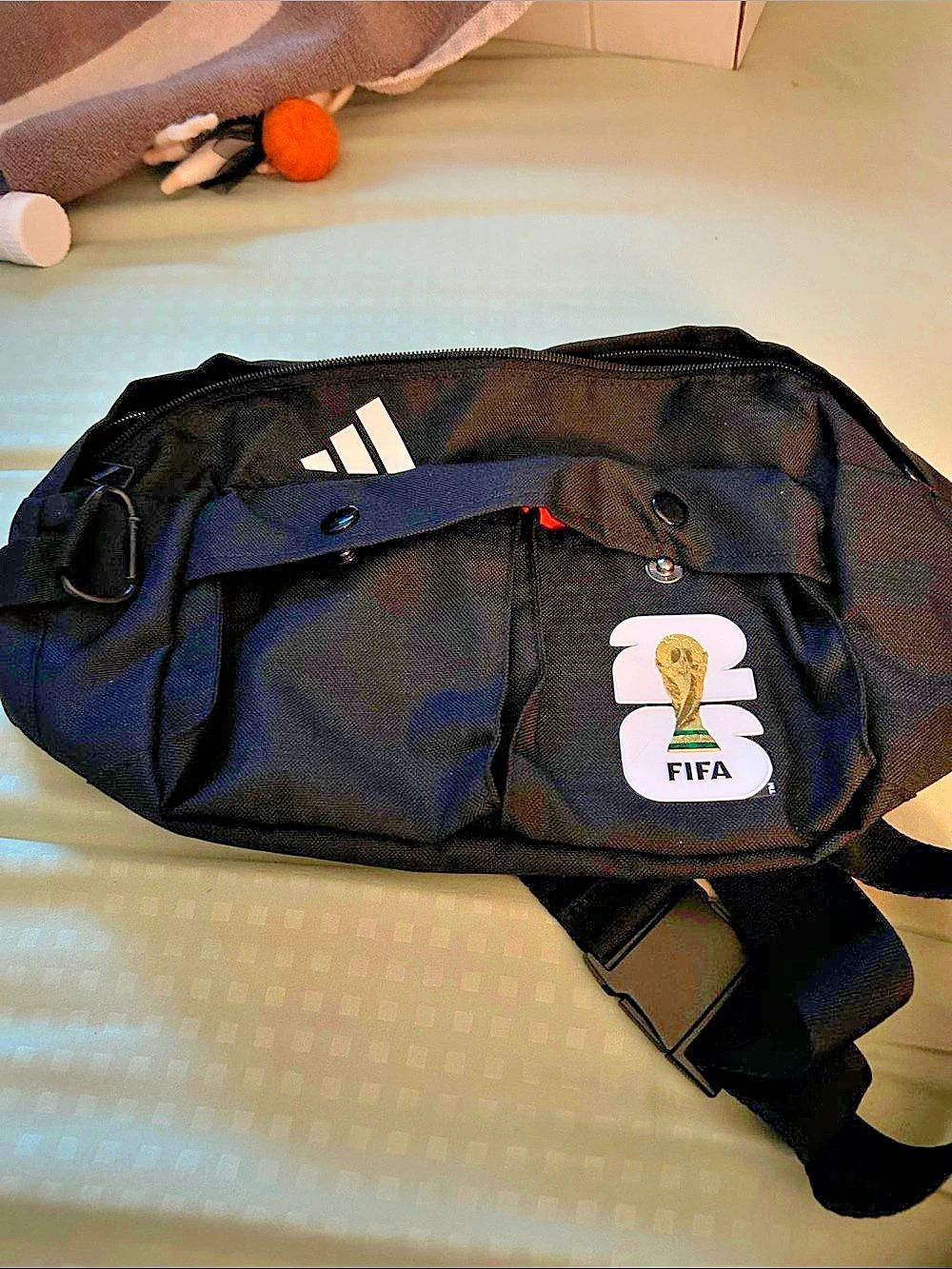 adidas FIFA World Cup 2026 Official Emblem Work ForceBag Black